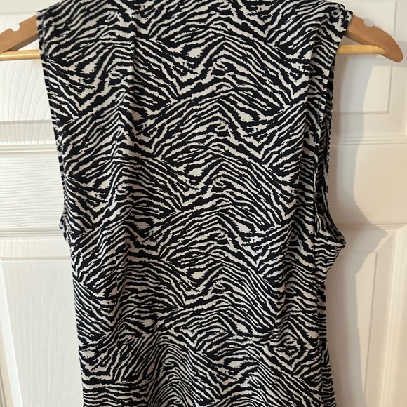 Banana Republic Zebra-Print Sleeveless Wrap Top - Picture 7 of 8
